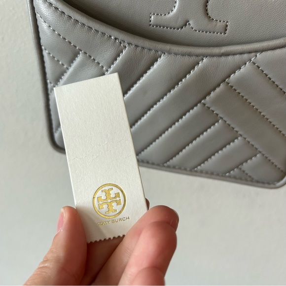 Tory Burch Alexa Mini Crossbody “Concrete” - Picture 2 of 10